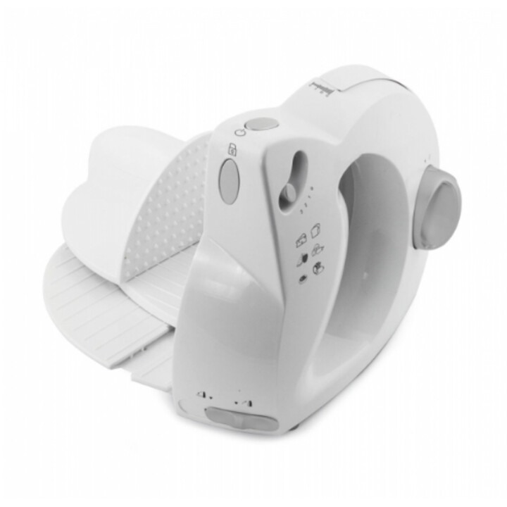 Esperanza EKM017W slicer Electric Stainless steel, White Plastic, Stainless steel 150 W