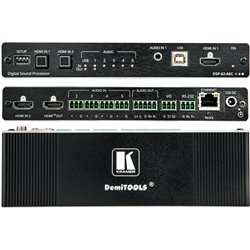 Dsp-62-aec 6x2 poe audio matrix