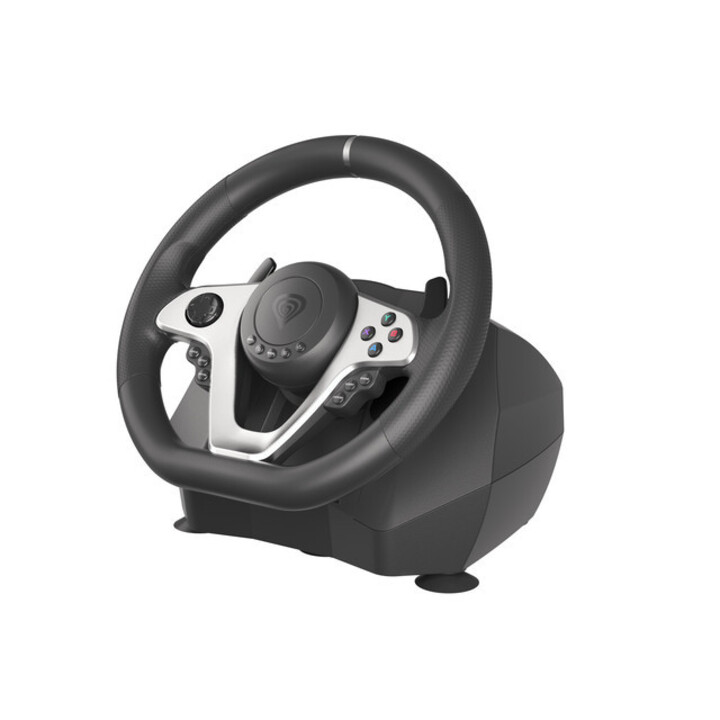 GENESIS SEABORG 400 Volante + Pedales Nintendo Switch,PC,PlayStation 4,Playstation 3,Xbox 360,Xbox One USB Negro