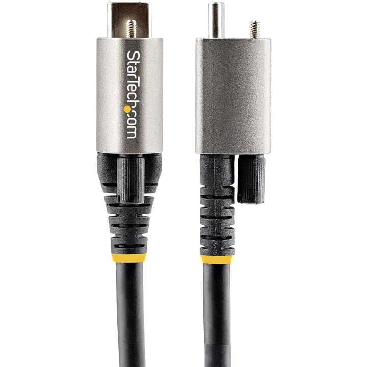 StarTech.com 50cm (20in) USB-C Cable, Top Screw Locking, USB 10Gbps, 100W (5A) Power Delivery, 8K 60Hz / 4K 144Hz DP Alt Mode - 