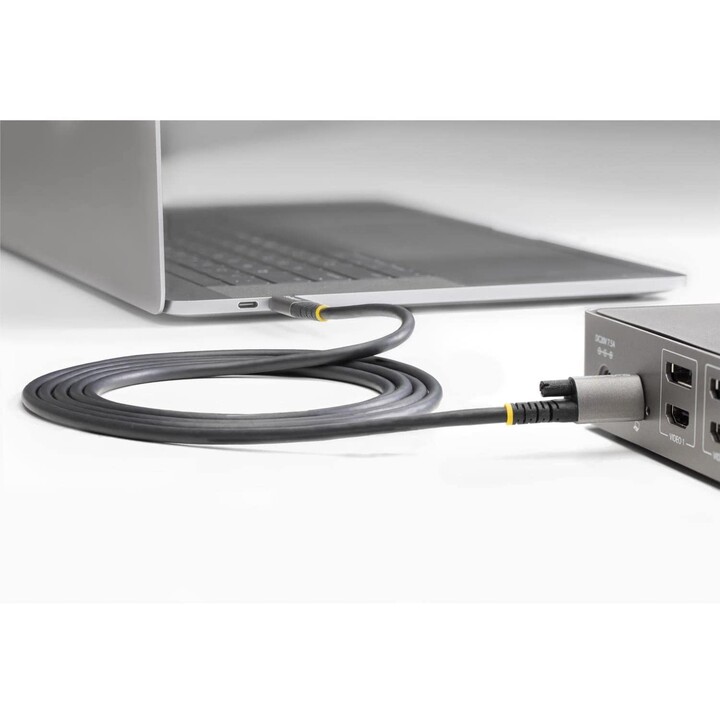 StarTech.com Cavo USB-C da 50 cm con Chiusura a Vite Superiore, USB 10Gbps, Power Delivery 100W (5A), DP Alt Mode 8K 60Hz / 4K 1