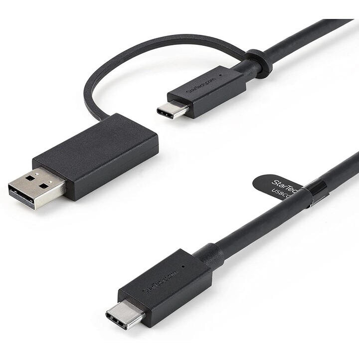 StarTech.com USBCCADP cabo USB USB 3.2 Gen 2 (3.1 Gen 2) 1 m USB C 10 Gbit/s 100 W Preto