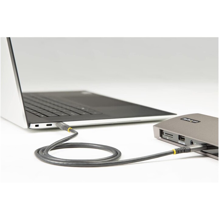 StarTech.com 50cm USB-C Kabel, USB 10Gbps, 100W (5A) Power Delivery, 8K 60Hz / 4K 144Hz DP-Alt-Modus - Thunderbolt-Kompatibel