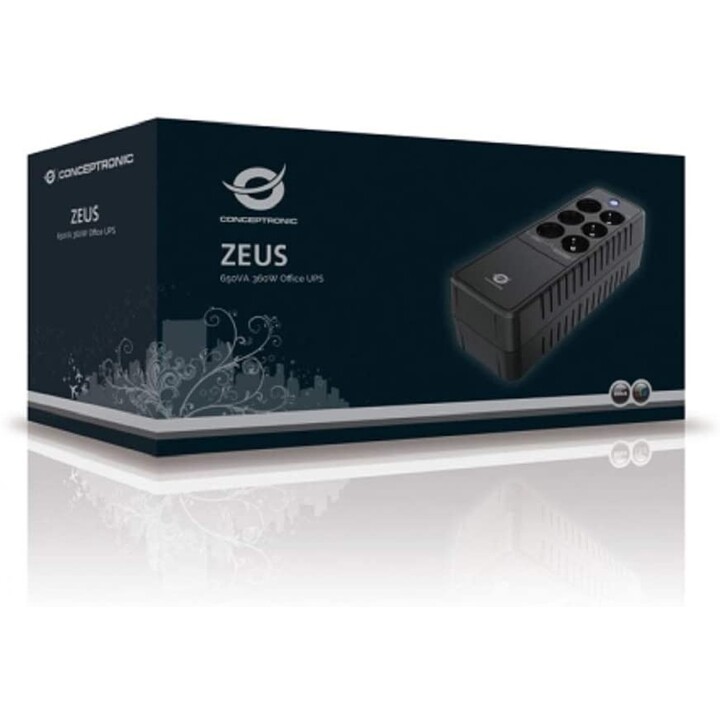 UPS CONCEPTRONIC ZEUS 600VA 360W + FASCIA PROTETTIVA