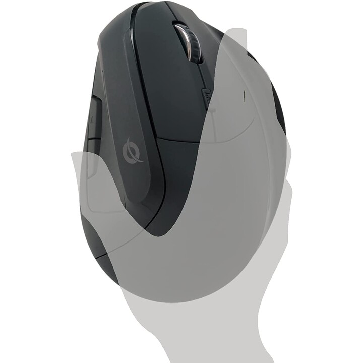 MOUSE CONCEPTRONIC VERTICALE BLUETOOTH 1600DPI 6 TASTI NERO