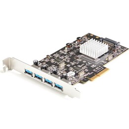 StarTech.com PEXUSB314A2V2 4-port USB-A PCIe card black