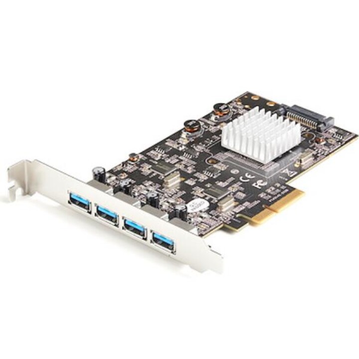 StarTech.com PEXUSB314A2V2 carte PCIe USB-A 4 ports noire