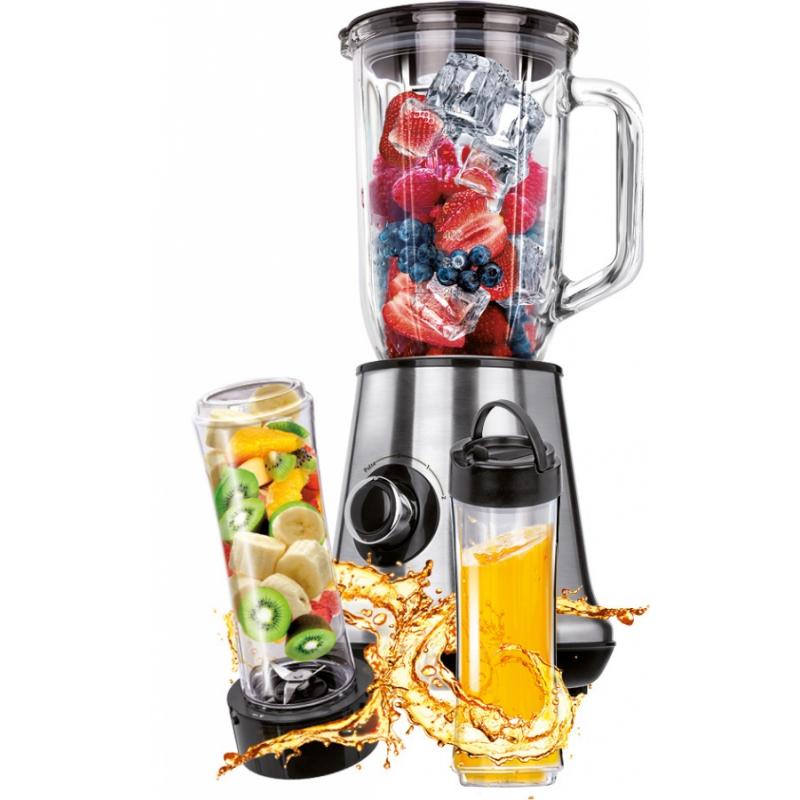 MPM MBL-15M licuadora 1 L Batidora de vaso 450 W Acero inoxidable - Imagen 1