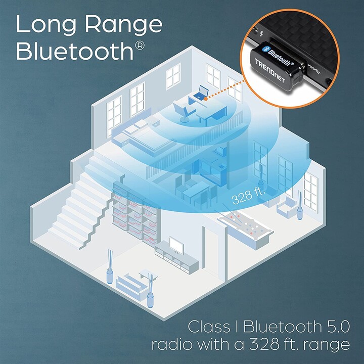 USB - Bluetooth adapter TRENDnet TBW-110UB/ 3 Mbps
