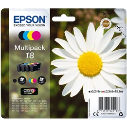 Epson Multipack 18 - 4 Farben Schwarz /Cyan/Gelb/Magenta
