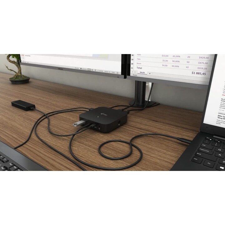 PUERTO REPLICADOR USB-CD I-TEC HDMI + DP + RJ45 + 2XUSB 3.2 + 2XUSB 2.0 + 2XUSB-C + JACK