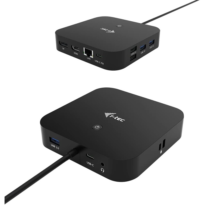 PUERTO REPLICADOR USB-CD I-TEC HDMI + DP + RJ45 + 2XUSB 3.2 + 2XUSB 2.0 + 2XUSB-C + JACK