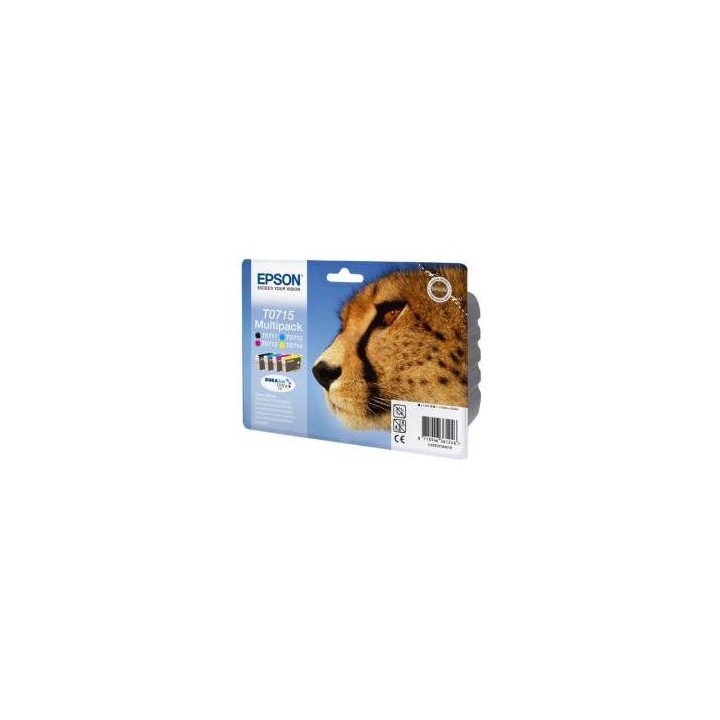 EPSON T0715 Multipack de 4 colores para cartucho de tinta