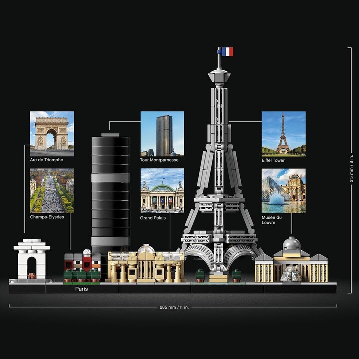 LEGO Architecture Paris modello skyline multicolore
