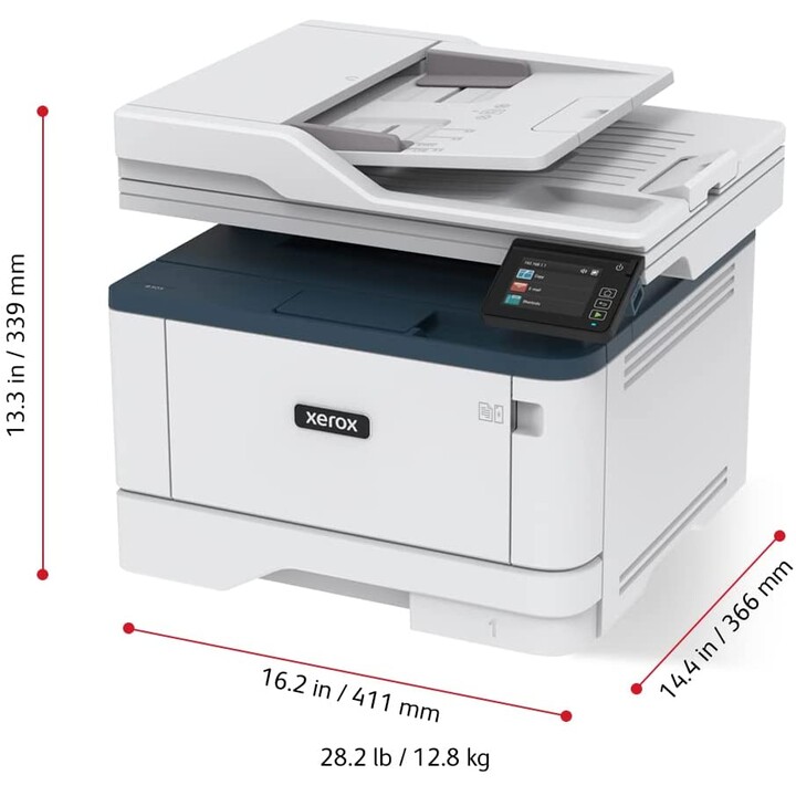 Xerox B315 - Impresora multifunción A4, 40 ppm, inalámbrica, dúplex, fax, PS3/PCL5e/6, 2 bandejas 350 hojas