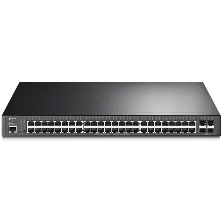 TP-LINK TL-SG3452P commutateur réseau Géré L2/L2+ Gigabit Ethernet (10/100/1000) Connexion Ethernet, supportant l'alimentation v