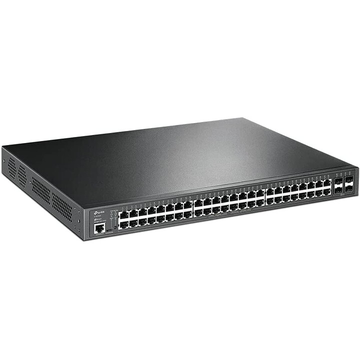 TP-LINK TL-SG3452P commutateur réseau Géré L2/L2+ Gigabit Ethernet (10/100/1000) Connexion Ethernet, supportant l'alimentation v