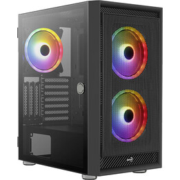 Capa Aerocool PGS Graphite-G-BK-v2 FRGB