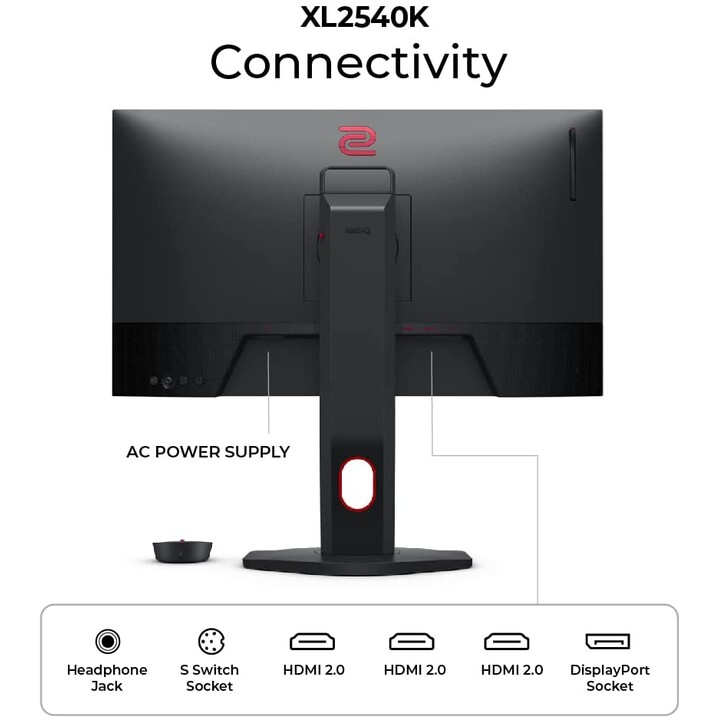 Benq Zowie XL2540K 24,5, FHD, 240Hz, moniteur de jeu, noir