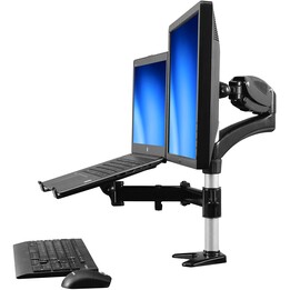 StarTech.com ARMUNONB Braccio per monitor e laptop nero