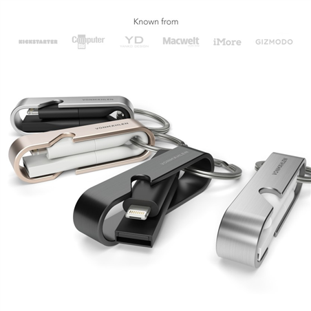 High Six - Le câble de charge 6en1 - Or rose