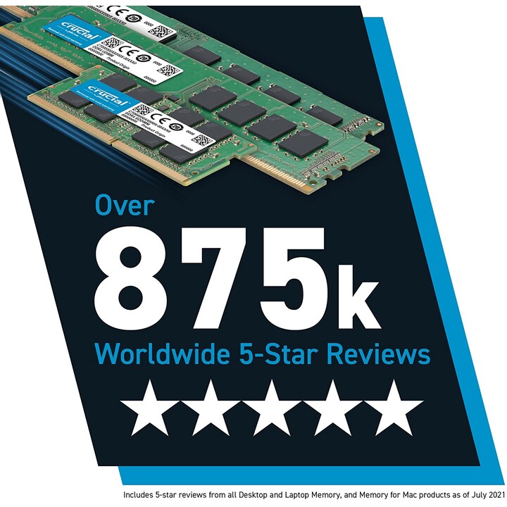 Crucial DDR4 32GB PC 3200 CT32G4DFD832A 1x32GB