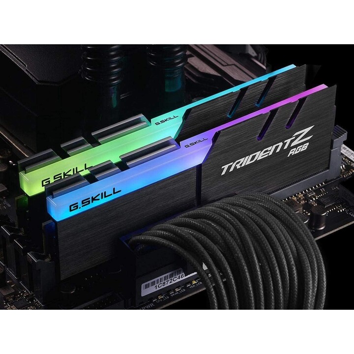 G.Skill DDR4 16GB Kit 2x8GB PC 3200 TridentZ RGB F4-3200C16D-16GTZR