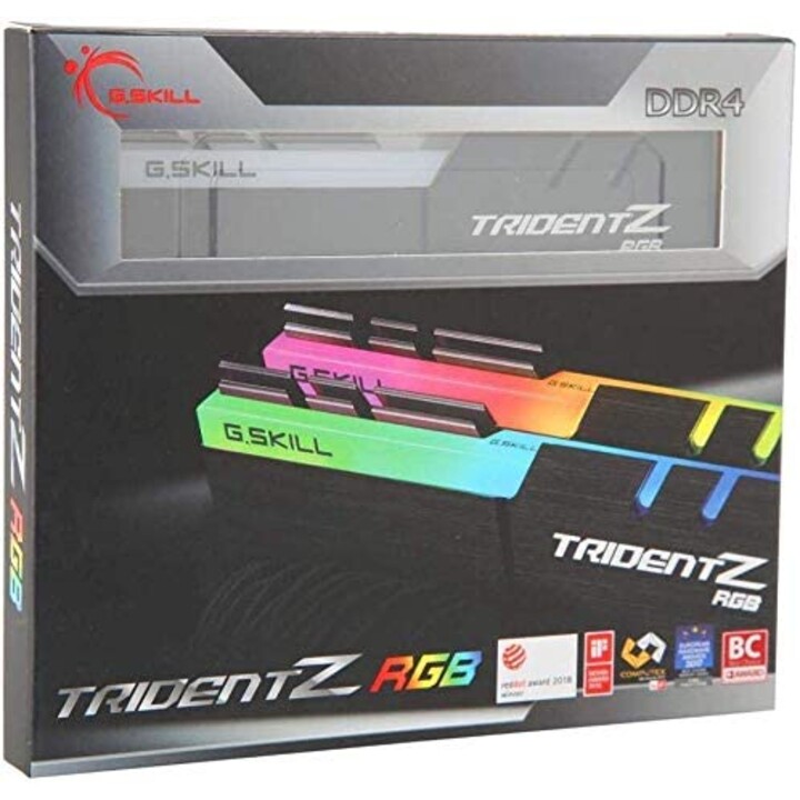 G.Skill DDR4 16GB Kit 2x8GB PC 3200 TridentZ RGB F4-3200C16D-16GTZR