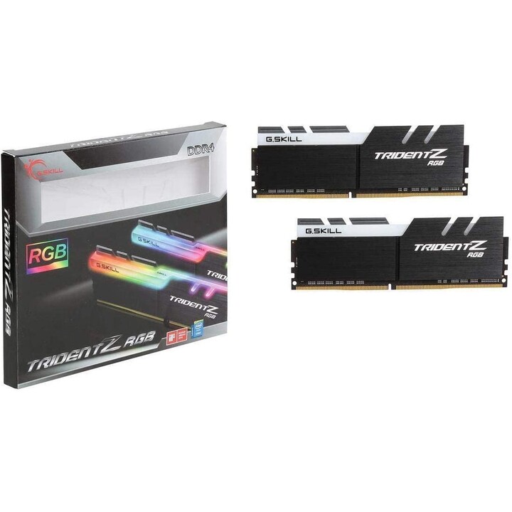 G.Skill DDR4 16GB Kit 2x8GB PC 3200 TridentZ RGB F4-3200C16D-16GTZR