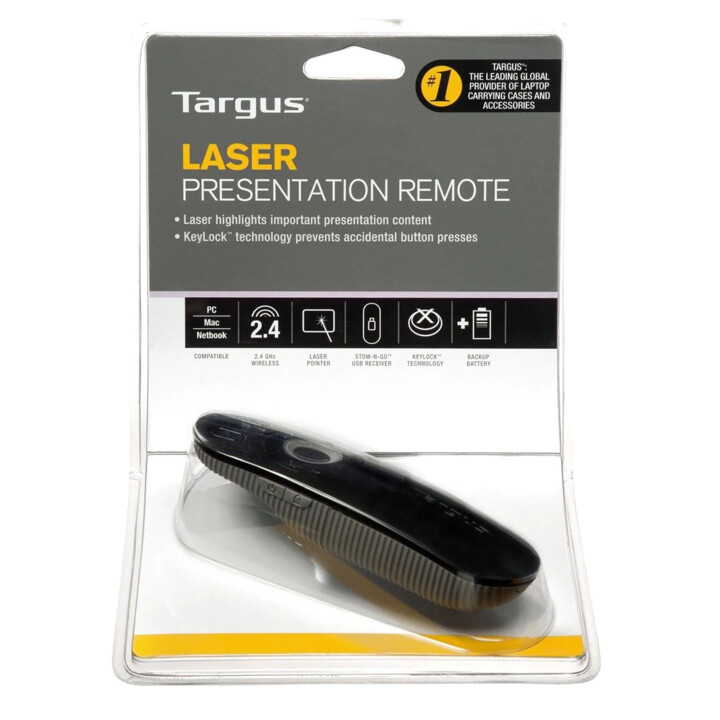 TÉLÉCOMMANDE DE PRÉSENTATION LASER TARGUS PRESENTER