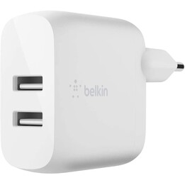 Belkin BoostCharge caricatore da parete doppio USB-A 24 W bianco