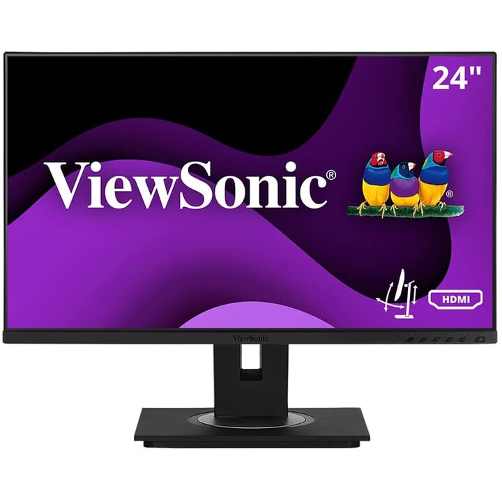 Monitor LED ViewSonic VG2448A-2 (24") de 60,62 cm (Full HD, 1920 x 1080, IPS, 5ms, HDMI, DisplayPort, VGA, USB)