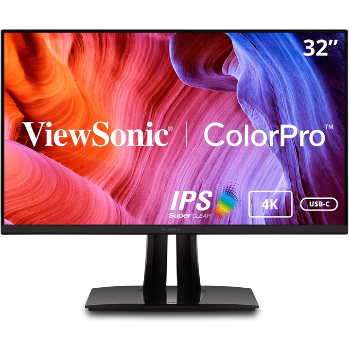 ViewSonic ColorPro VP3256-4K (32") 81,3cm LED-Monitor (4K UHD, 3840x2160, 5ms, 350 cd/m², IPS, HDMI, DisplayPort, USB-C)