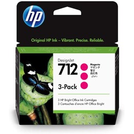 HP 712 Pack 3 Original Magenta