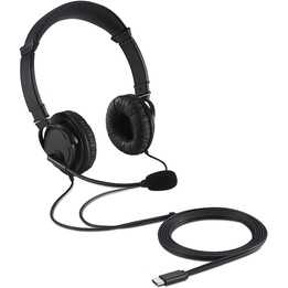 Kensington USB-C Hi-Fi Con Microfone Preto