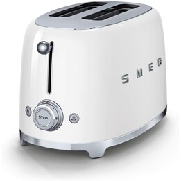 SMEG TOASTER 2X2 50´STYLE WHITE TSF01WHEU