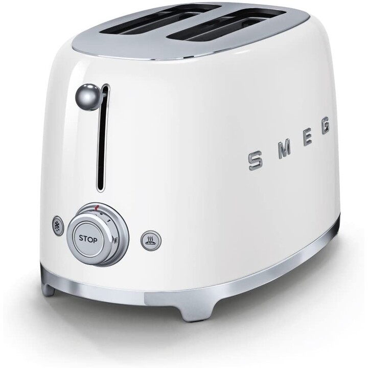 SMEG TOASTER 2X2 50´STYLE Blanco TSF01WHEU
