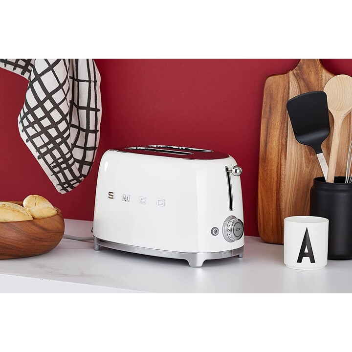 SMEG TOASTER 2X2 50´STYLE Blanco TSF01WHEU