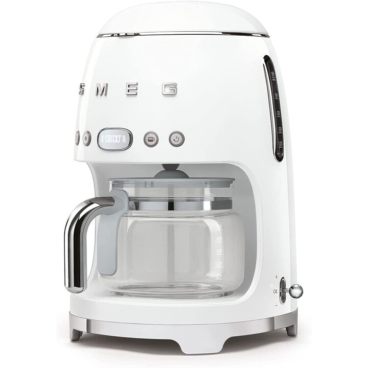 SMEG COFFEE MAKER DRIP FILTER WHITE DCF02WHEU