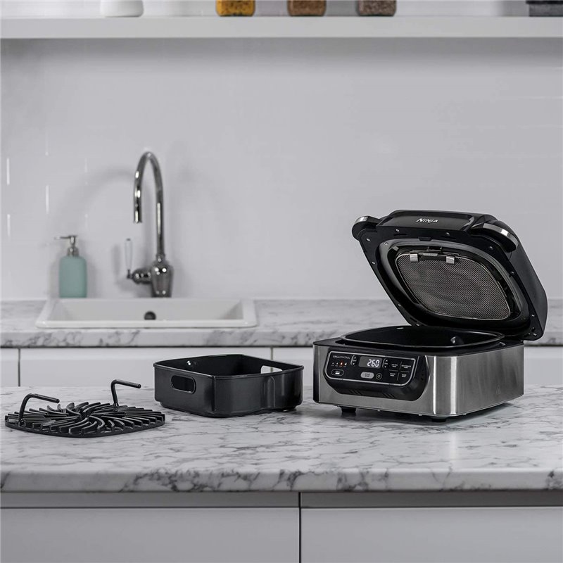 Ninja AG301 Sencillo 5,7 L Independiente 1750 W Freidora de aire caliente Negro