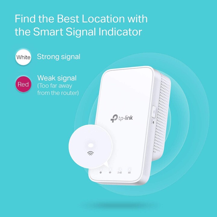 TP-LINK RE300 prolongateur réseau Répéteur réseau Blanc