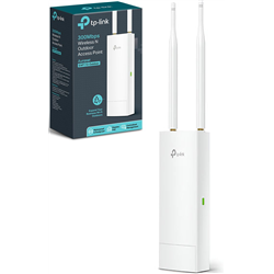 TP-LINK EAP110-Outdoor 300 Mbit/s Connexion Ethernet, supportant l'alimentation via ce port (PoE) Blanc