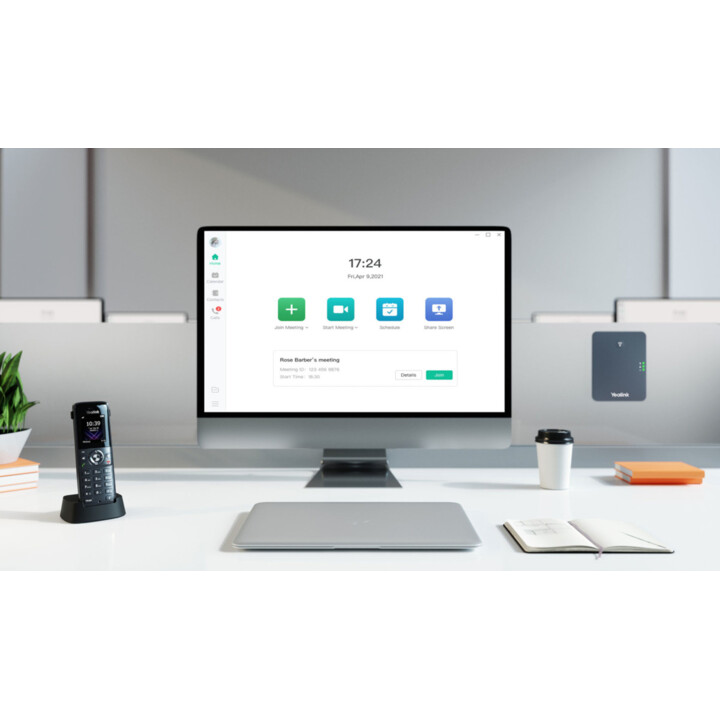 TELEFONO IP YEALINK W73P SENZA FILI (W70+W73H)