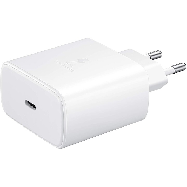 Chargeur ultra rapide 45w usb-c blanc