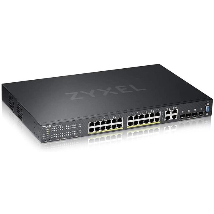 Zyxel GS2220-28HP-EU0101F Switch Managed L2 Gigabit Ethernet (10/100/1000) Power over Ethernet (PoE) Black