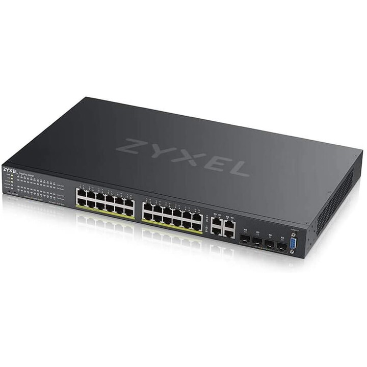 Zyxel GS2220-28HP-EU0101F commutateur réseau Géré L2 Gigabit Ethernet (10/100/1000) Connexion Ethernet, supportant l'alimentatio
