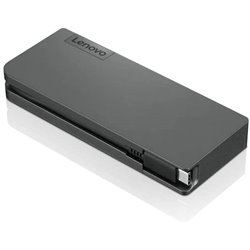 Lenovo 4X90S92381 station d'accueil Avec fil USB 3.2 Gen 1 (3.1 Gen 1) Type-C Gris