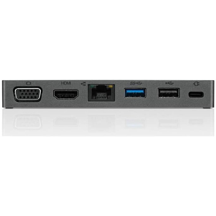 Lenovo 4X90S92381 base para portátil y replicador de puertos Alámbrico USB 3.2 Gen 1 (3.1 Gen 1) Type-C Gris