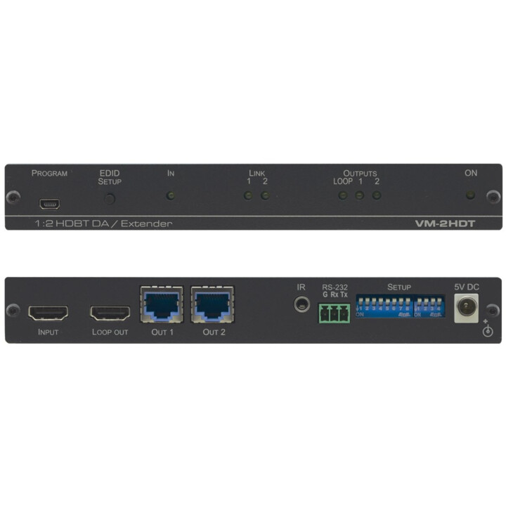 Vm-2hdt hdmi para hdbt da de longo alcance