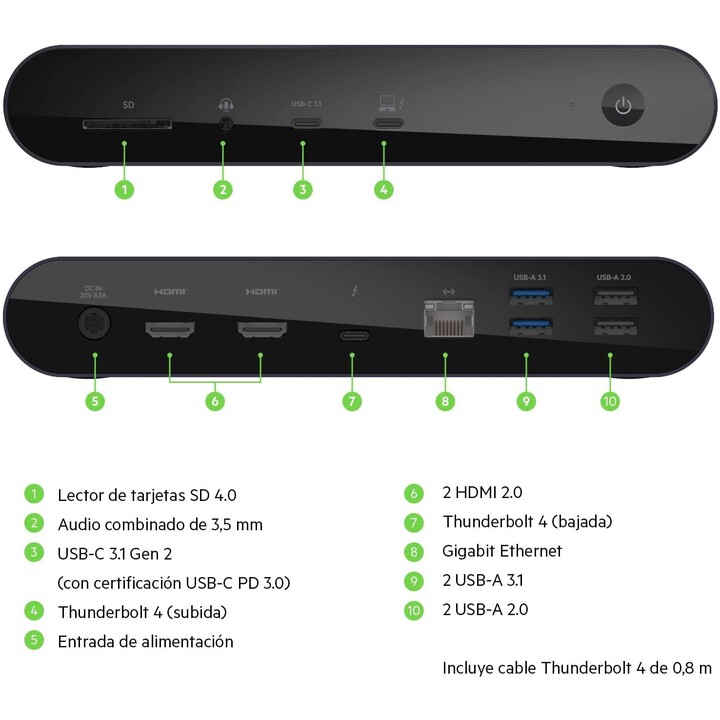 Thunderbolt 4 pro dock 8k